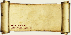 Hana Veljović vizit kartica